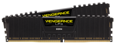16 GB (2x8GB) DDR4-2933 Corsair Vengance LPX Black, CL16