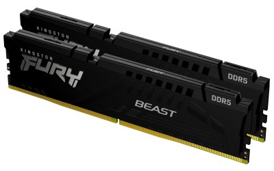 16 GB (2x8GB) DDR5-6000 Kingston FURY Beast Black CL30, XMP - Svart